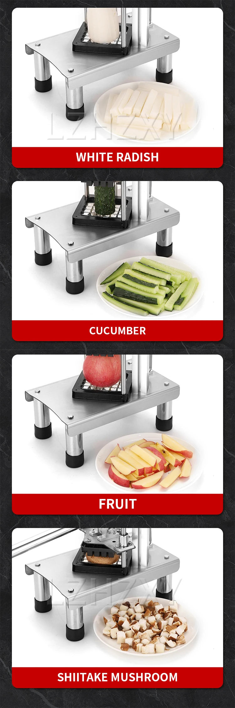 BlendForce Pro Manual Stainless-Steel Vegetable Cutter