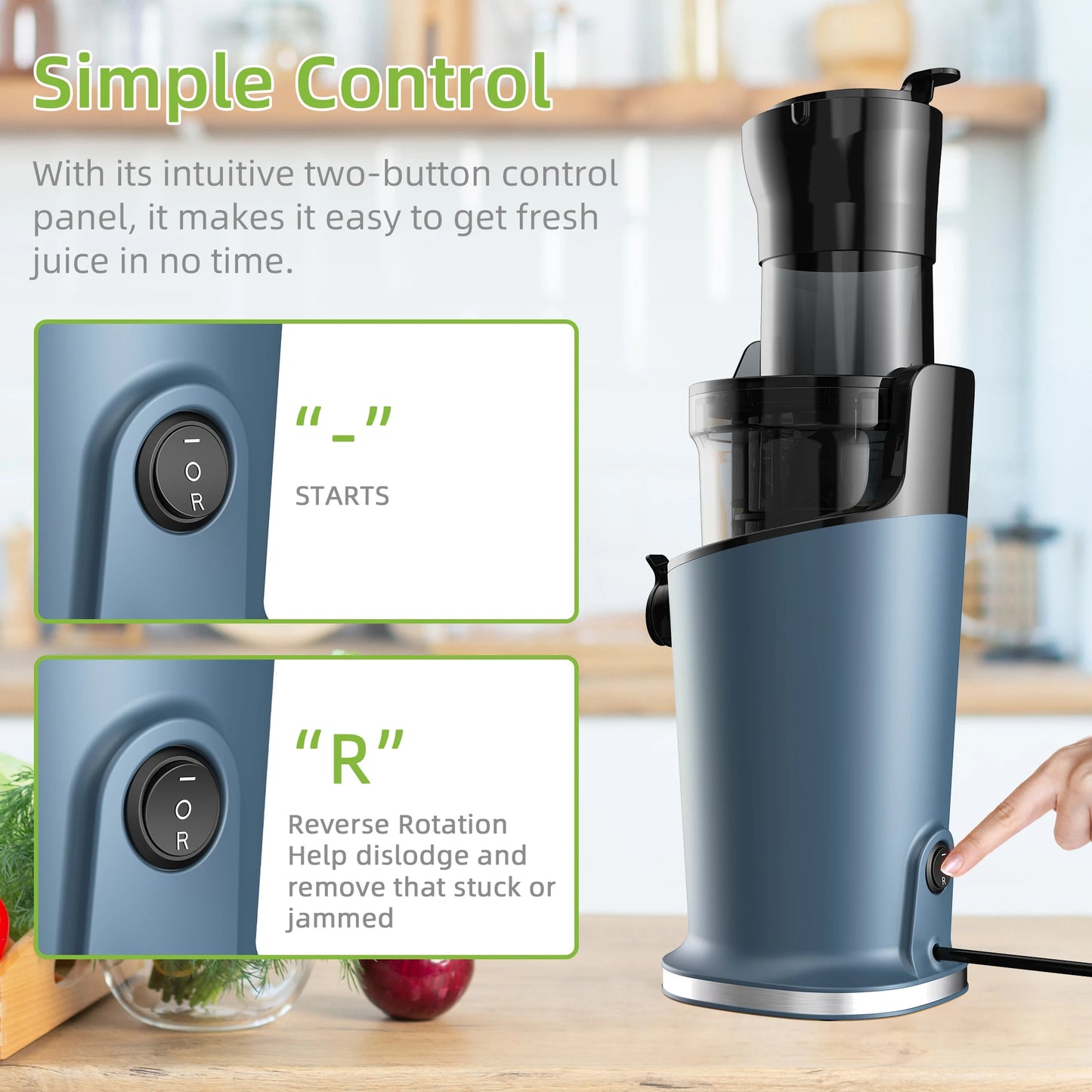 BlendForce Pro Cold Press Juicer
